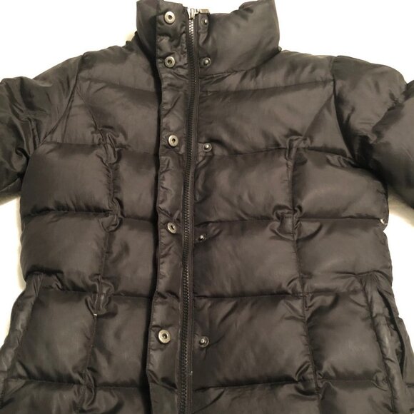 Eddie Bauer Womens Jacket XS Black Goose Down Puffer Winter Coat - Picture 2 of 8